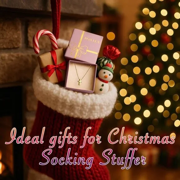 Women 01 Tiny Cross - Gold 14K Gold Silver Cross Necklace - Non Tarnish Jewelry - Picture 6 of 9